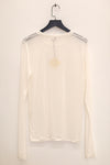 BASERANGE Classic Bamboo Fiber Bamboo Cotton Long Sleeve T-Shirt Series Collection Round Neck Bottoming Shirt France BAS-TOLS-BL-000-UNDYED